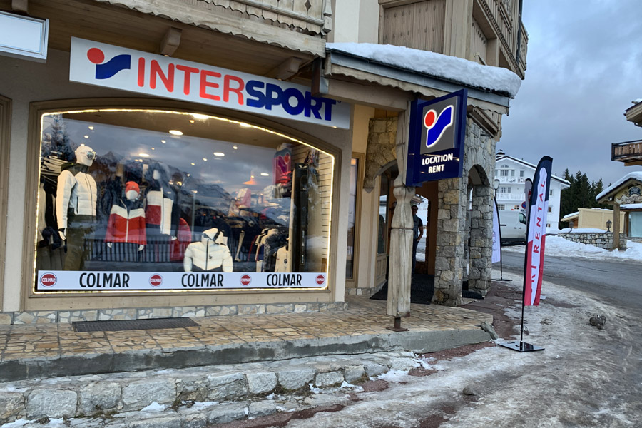 Ski rental Courchevel 1850 Intersport